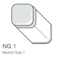 Маркер Copic N1 Neutral Gray / Нейтральный Серый 1 поштучно - Маркер Copic N1 Neutral Gray 1 / Нейтральный Серый 1 поштучно купить в фирменном магазине Copic.Club (Копик Клаб) с доставкой по РФ и всему миру