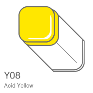 Маркер Copic Y08 Acid Yellow / Кислотный Желтый поштучно - Маркер Copic Y08 Acid Yellow / Кислотный Желтый поштучно купить в фирменном магазине Copic.Club (Копик Клаб) с доставкой по РФ и всему миру